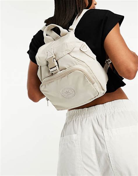 adidas originals micro 3.0 mini backpack in beige